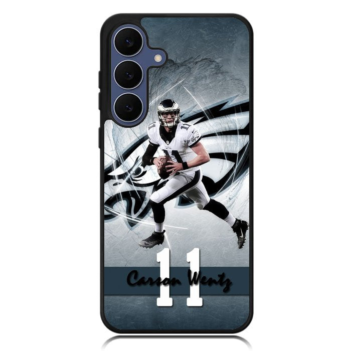 carson wentz 11 X02236 Samsung Galaxy S25 FE Case