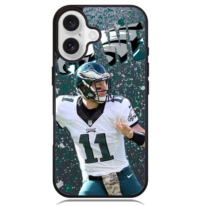 carson wentz Wallpaper X02233 iPhone 16 Plus Case