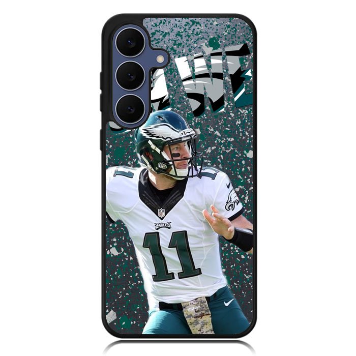 carson wentz Wallpaper X02233 Samsung Galaxy S25 FE Case