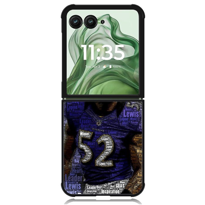 ray lewis X02228 Motorola Moto Razr+ Plus 2024/2025 Case, Motorola Razr 50 Ultra/50s Ultra Case