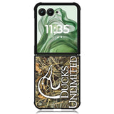 ducks unlimited X02214 Motorola Moto Razr+ Plus 2024/2025 Case, Motorola Razr 50 Ultra/50s Ultra Case