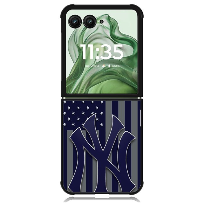 new york yankees flag X02199 Motorola Moto Razr+ Plus 2024/2025 Case, Motorola Razr 50 Ultra/50s Ultra Case