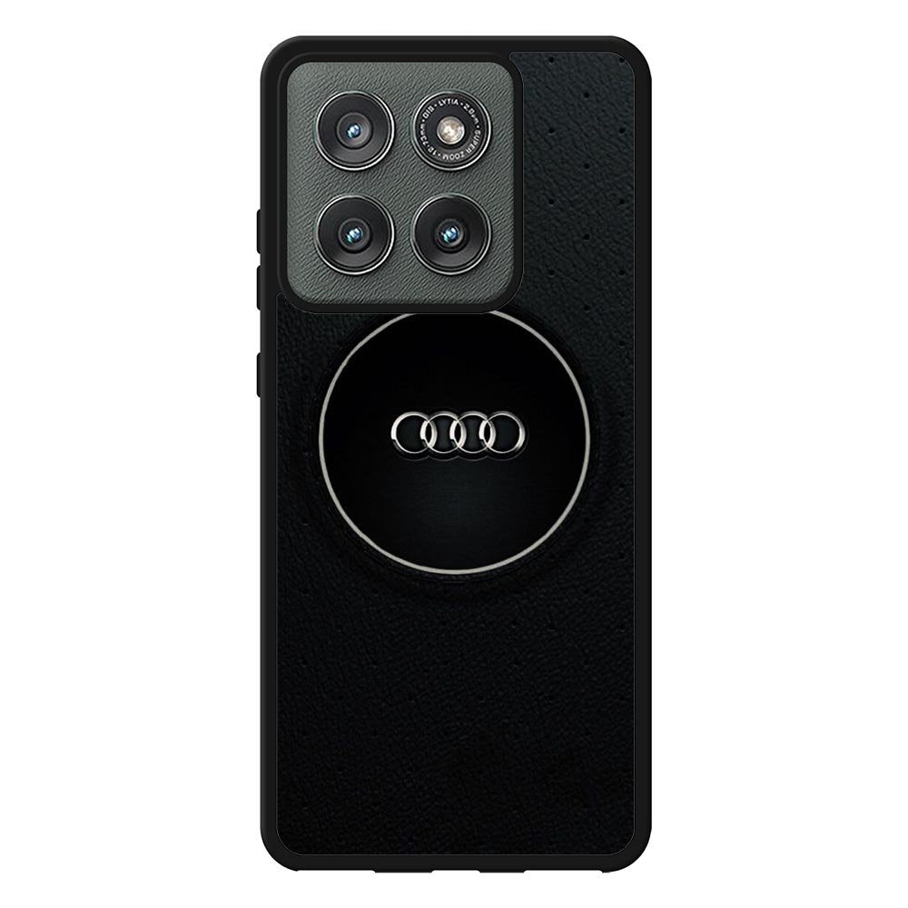 audi black X02187 Motorola Moto Edge 2025 Case