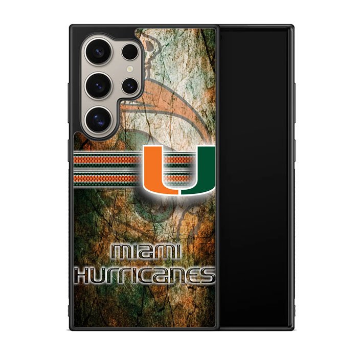 miami hurricanes Logo X02184 Samsung Galaxy S25 Ultra 5G Case