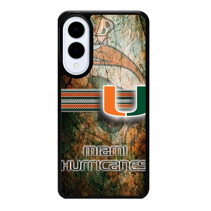 miami hurricanes Logo X02184 Samsung Galaxy S25 Edge Case