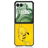 Cute Pikachu X02179 Motorola Moto Razr+ Plus 2024/2025 Case, Motorola Razr 50 Ultra/50s Ultra Case