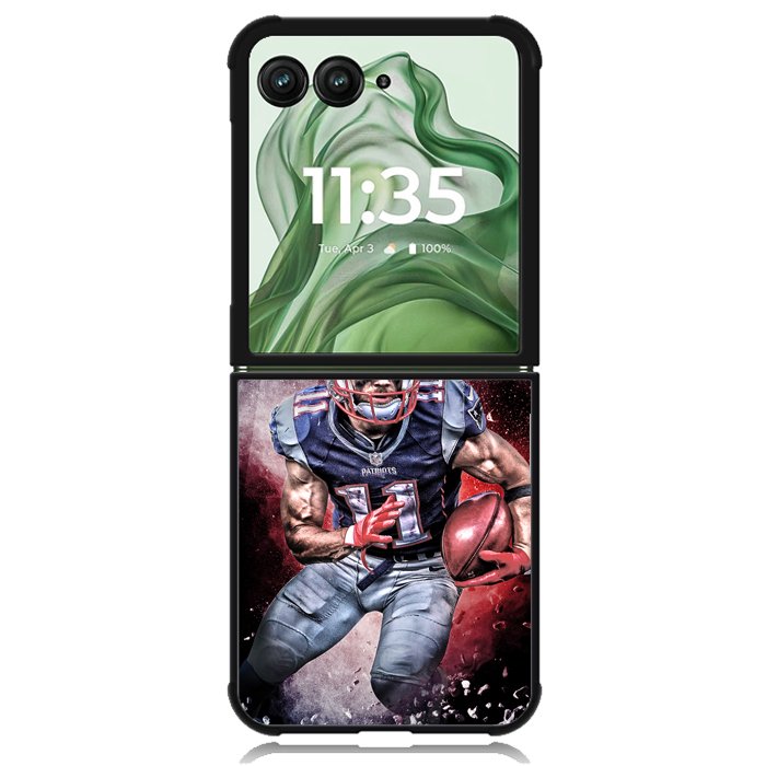 julian edelman X02158 Motorola Moto Razr+ Plus 2024/2025 Case, Motorola Razr 50 Ultra/50s Ultra Case