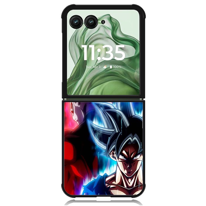 Goku vs Jiren X02152 Motorola Moto Razr+ Plus 2024/2025 Case, Motorola Razr 50 Ultra/50s Ultra Case