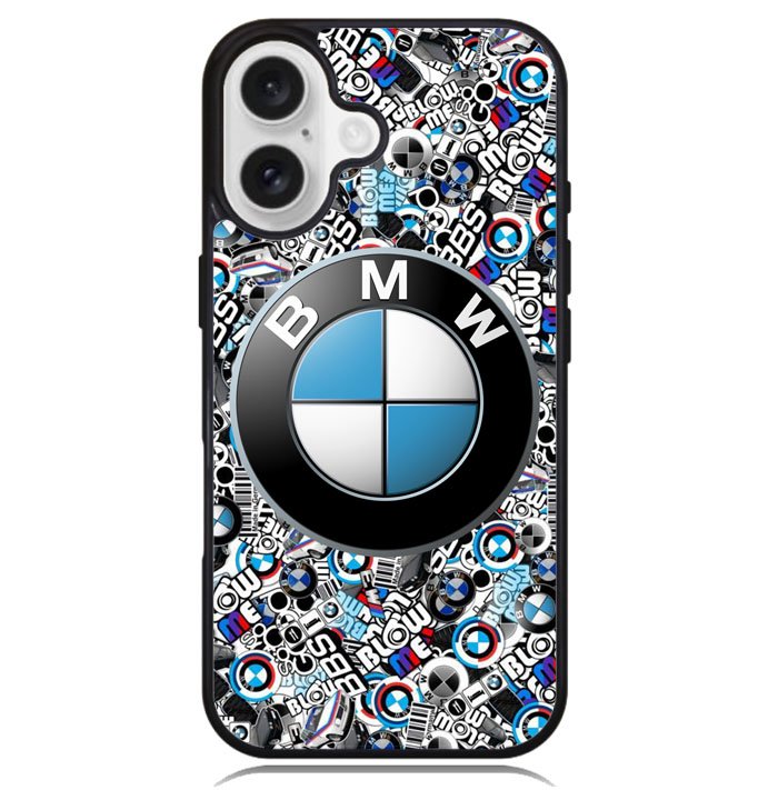 bmw sticker bomb X02147 iPhone 16 Plus Case