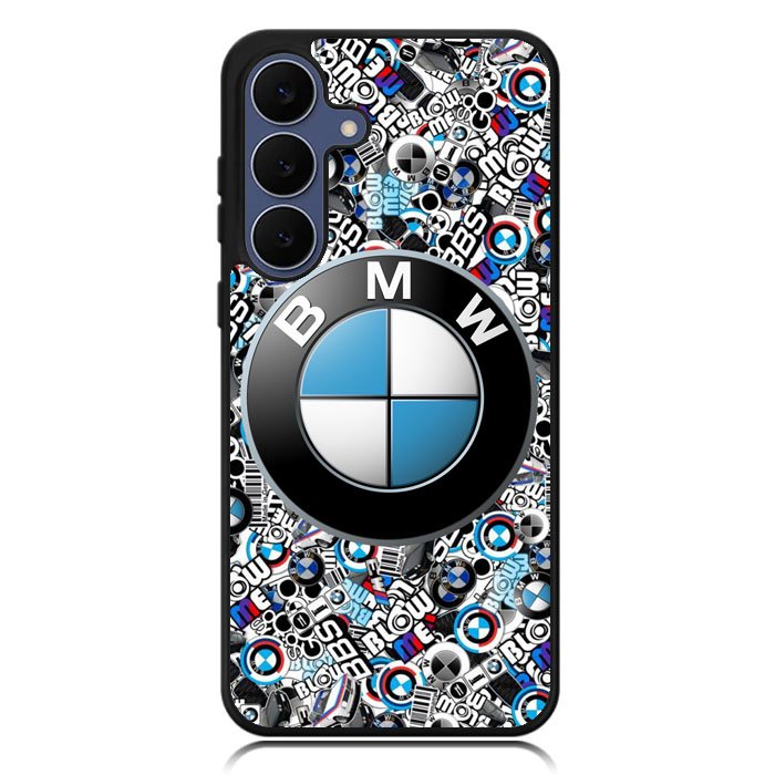 bmw sticker bomb X02147 Samsung Galaxy S25 FE Case