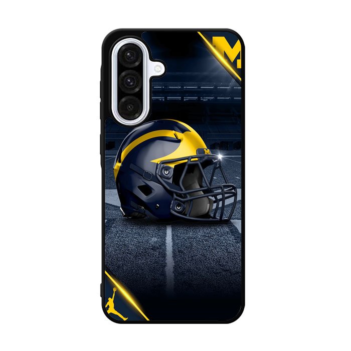 michigan wolverines helmet Samsung Galaxy A36 Case FE1735