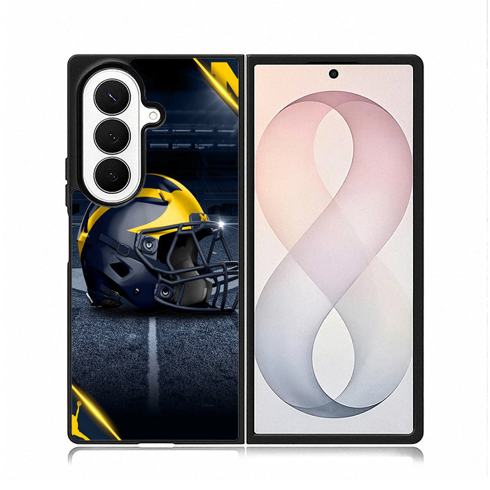 michigan wolverines helmet X02122 Samsung Galaxy Z Fold 8 Ultra Case