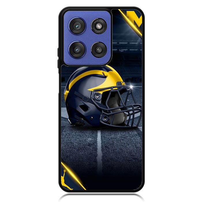 michigan wolverines helmet X02122 Motorola Moto G Stylus 5G 2025 Case