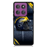 michigan wolverines helmet X02122 Motorola Moto Edge 2025 | Moto Edge 60 Fusion | Moto Edge 60 Pro Case