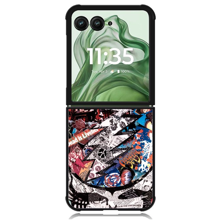 grateful dead art X02119 Motorola Moto Razr+ Plus 2024/2025 Case, Motorola Razr 50 Ultra/50s Ultra Case
