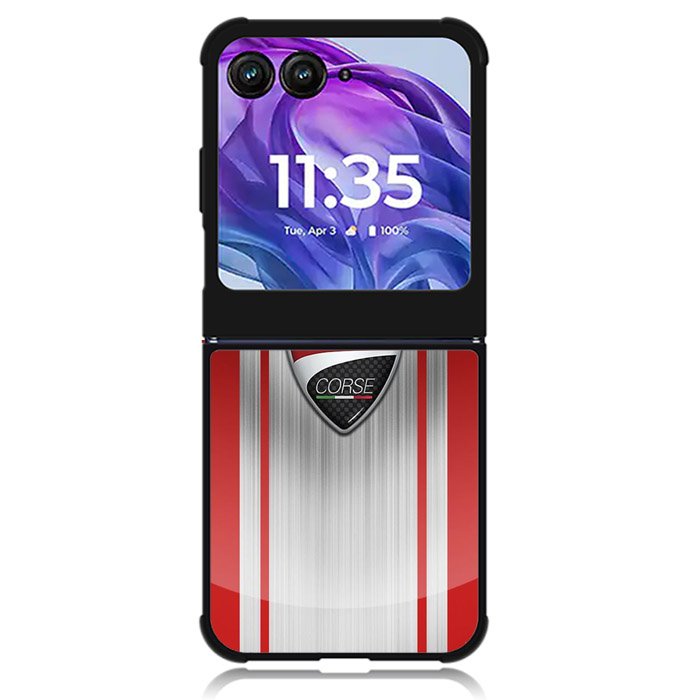 Ducati Logo Motorola Moto Razr 2024 , Moto Razr 50 Case