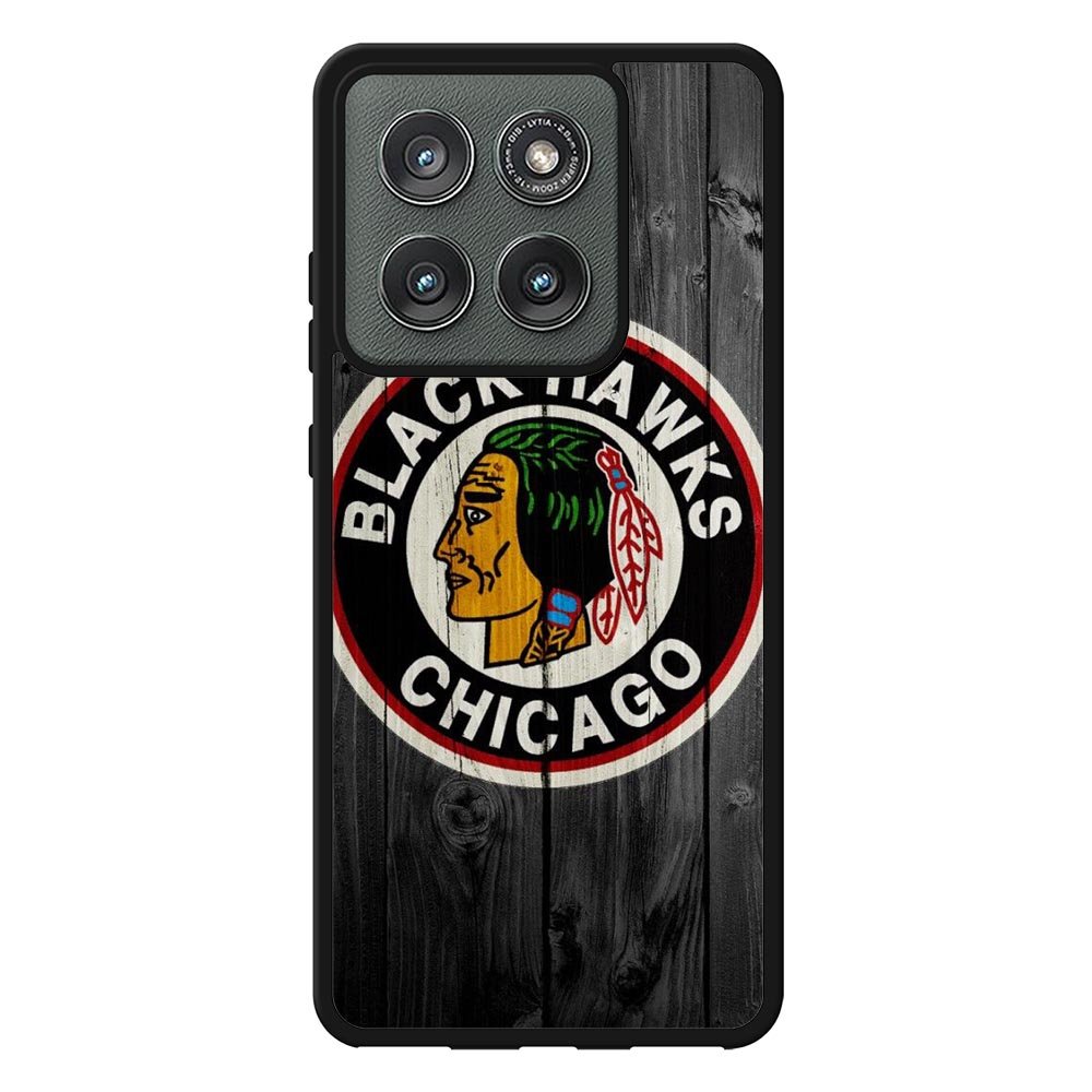 chicago blackhawks brown X02110 Motorola Moto Edge 2025 Case