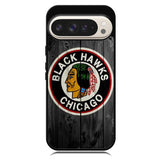 chicago blackhawks brown X02110 Google Pixel 9 | Google Pixel 9 Pro Case