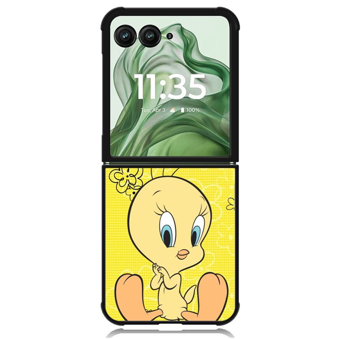 tweety bird X02104 Motorola Moto Razr+ Plus 2024/2025 Case, Motorola Razr 50 Ultra/50s Ultra Case