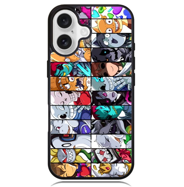 undertale all character X02102 iPhone 16 Case