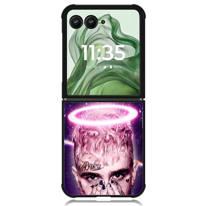 lil peep Wallpaper X02096 Motorola Moto Razr+ Plus 2024/2025 Case, Motorola Razr 50 Ultra/50s Ultra Case