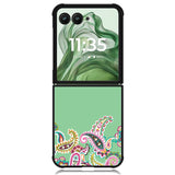 vera bradley green X02093 Motorola Moto Razr+ Plus 2024/2025 Case, Motorola Razr 50 Ultra/50s Ultra Case
