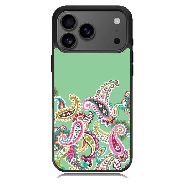 vera bradley green X02093 iPhone 17 Pro Case