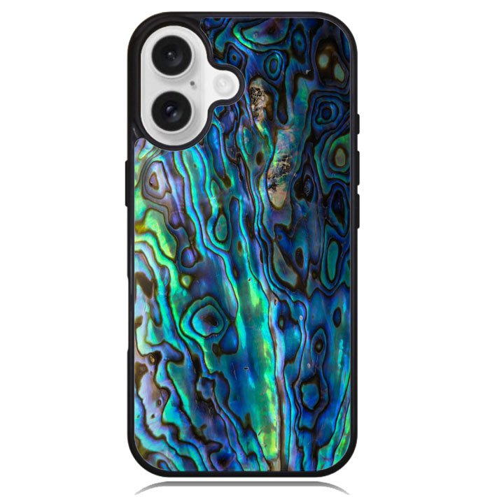 holographic abalone shell X02076 iPhone 16 Plus Case
