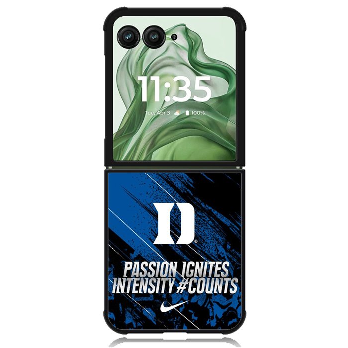 duke blue devils icon X02070 Motorola Moto Razr+ Plus 2024/2025 Case, Motorola Razr 50 Ultra/50s Ultra Case