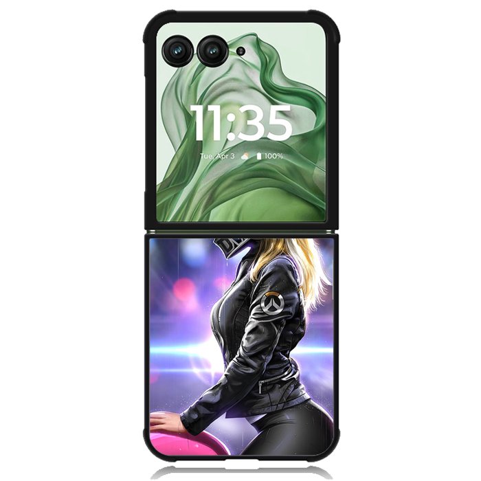 d.va overwatch X02040 Motorola Moto Razr+ Plus 2024/2025 Case, Motorola Razr 50 Ultra/50s Ultra Case
