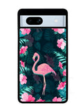 Flamingo And Flowers Google Pixel 7A Case