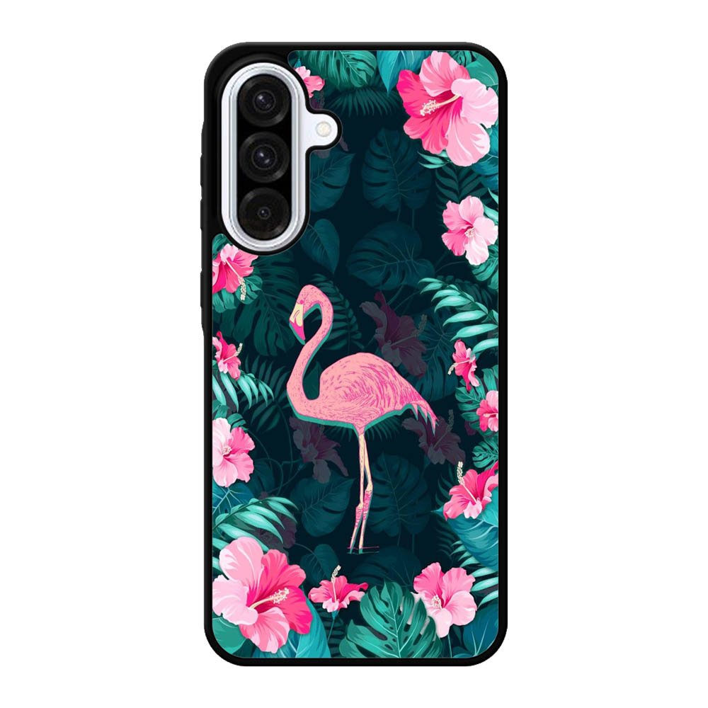 Flamingo And Flowers Samsung Galaxy A56 Case FE1245
