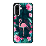 Flamingo And Flowers Samsung Galaxy A56 Case FE1245