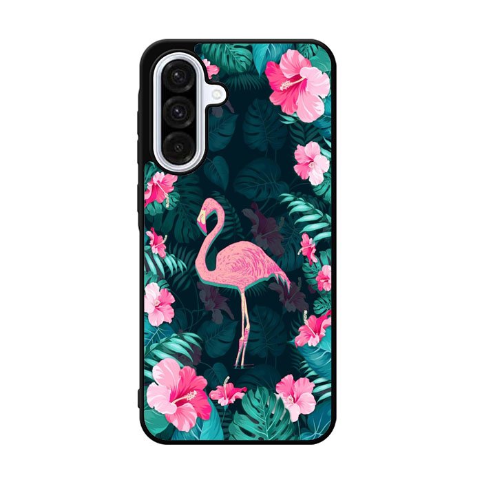 Flamingo And Flowers Samsung Galaxy A36 Case FE1245