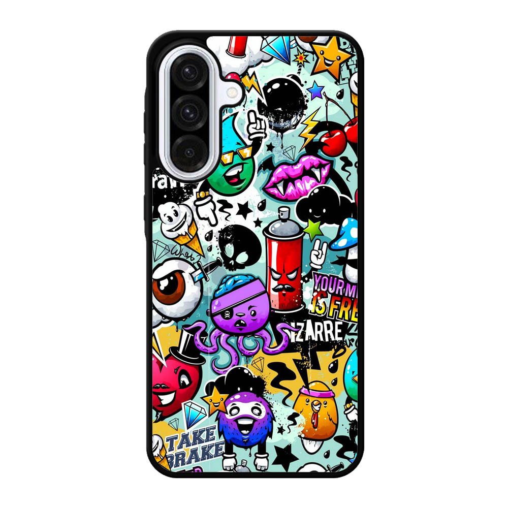 Cartoon Graffiti Samsung Galaxy A56 Case FE1497
