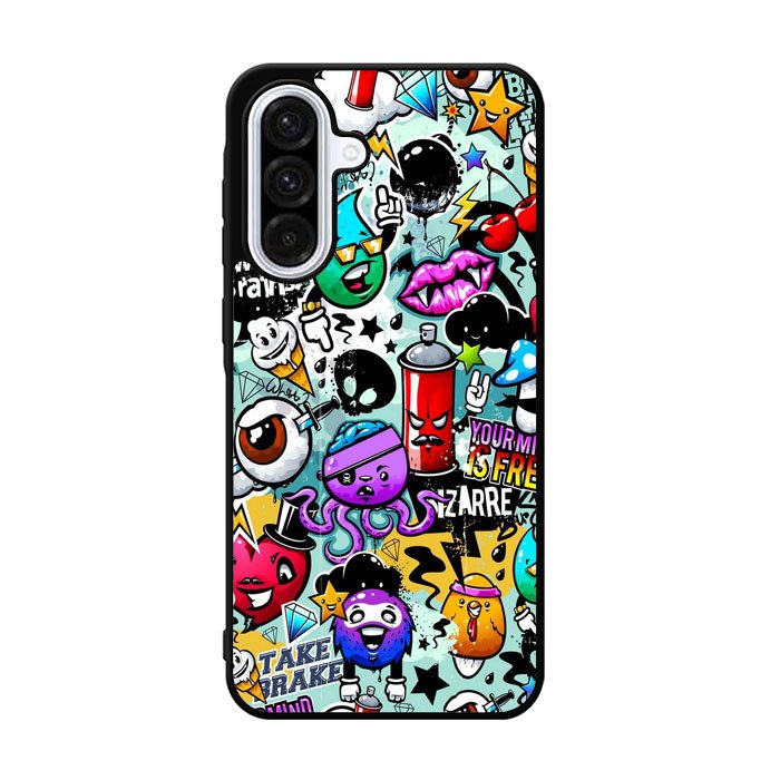 Cartoon Graffiti Samsung Galaxy A36 Case FE1497