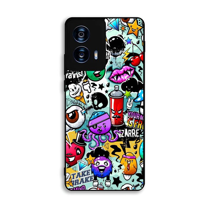 Cartoon Graffiti Motorola Moto G Power 5G 2024 Case FE5898
