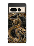 Black And Gold Dragon Google Pixel 7 Pro Case