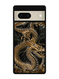 Black And Gold Dragon Google Pixel 7 Case