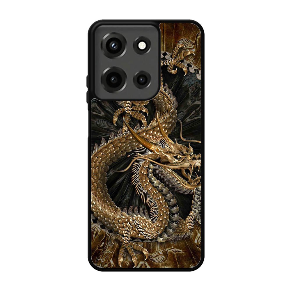 Black And Gold Dragon Motorola Moto G 5G 2025 Case FE4843