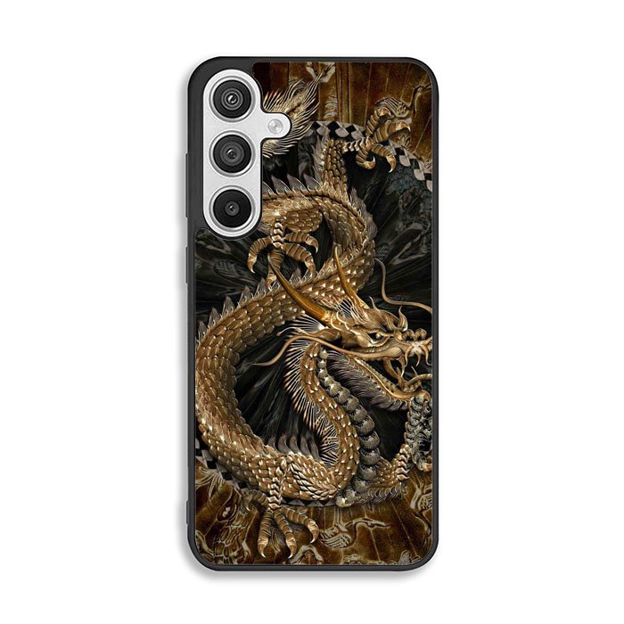 Black And Gold Dragon Samsung Galaxy A26 Case FE6706