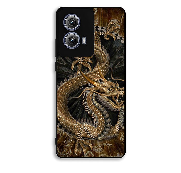 Black And Gold Dragon Motorola Moto Edge 2024 Case FE2197
