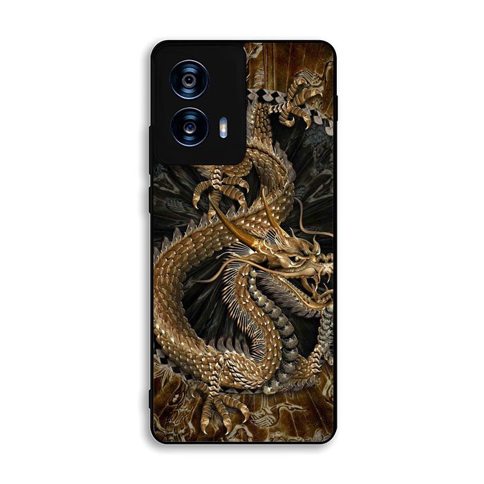 Black And Gold Dragon Motorola Moto G Power 5G 2024 Case FE4843