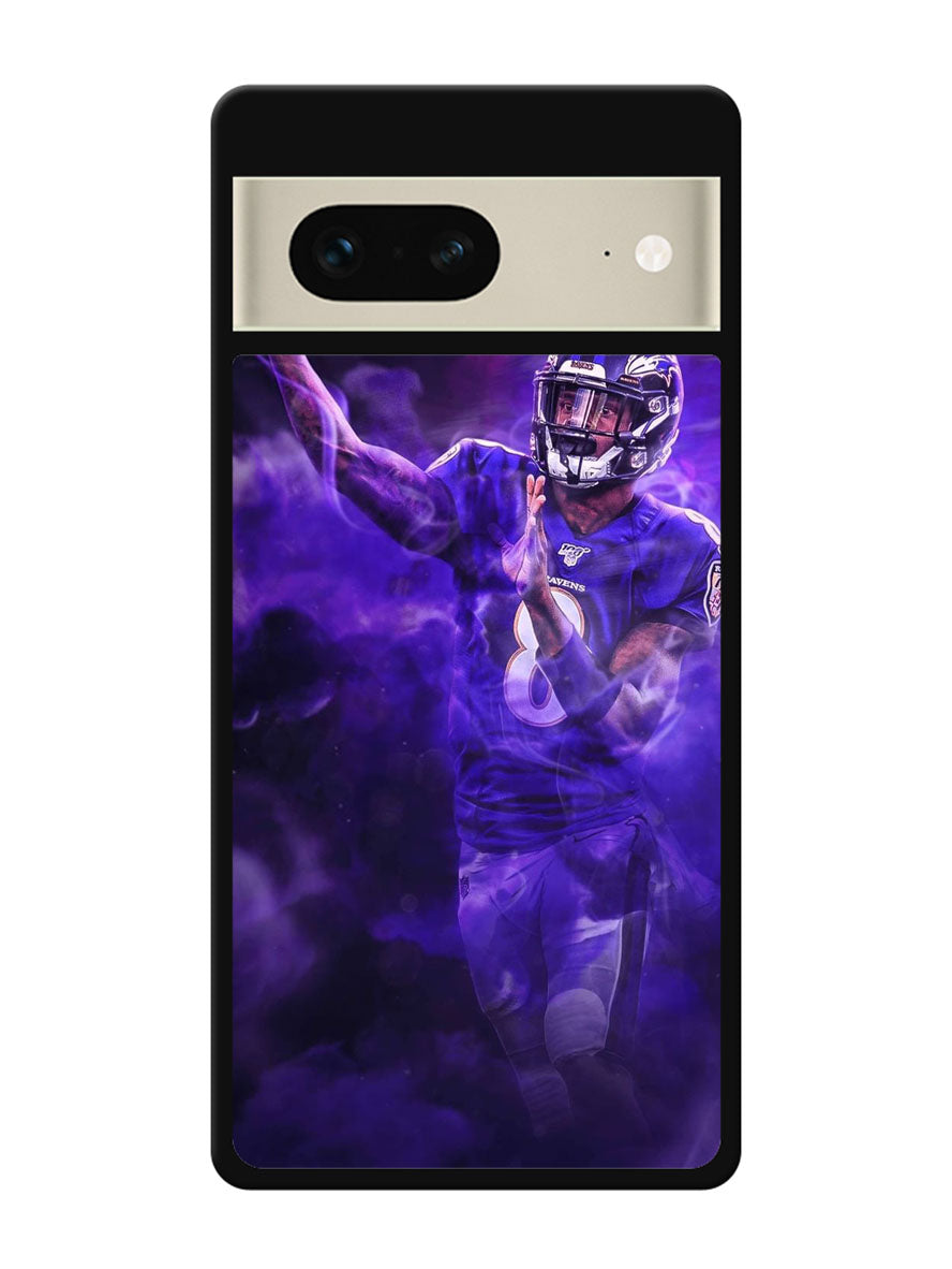 Lamar Jackson Smoke Google Pixel 7 Case