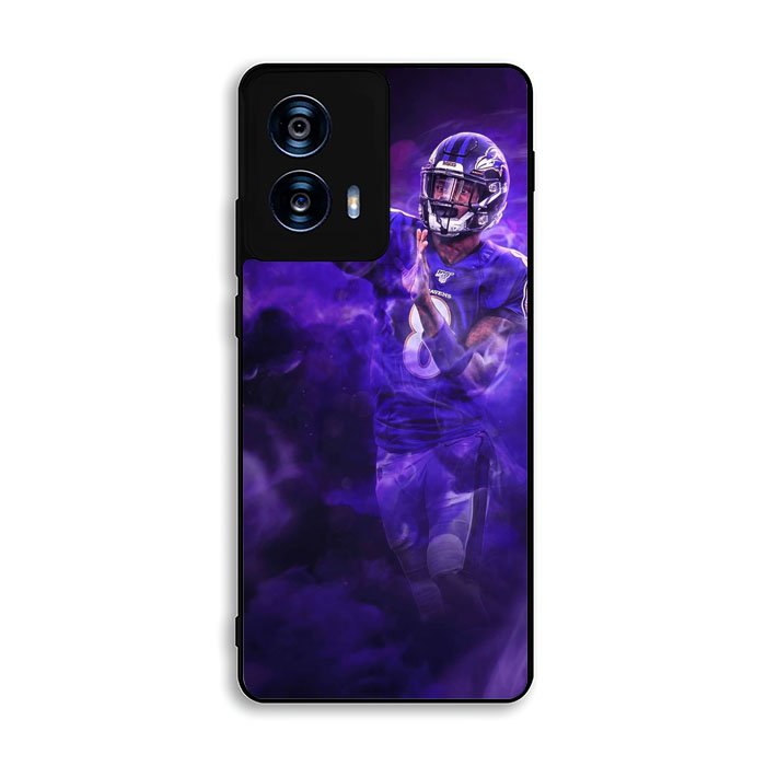 Lamar Jackson Smoke Motorola Moto G Power 5G 2024 Case FE0255