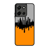 Black Orange Motorola Moto G 5G 2025 Case FE4267