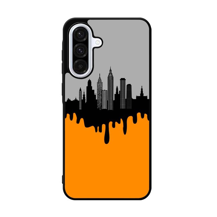 Black Orange Samsung Galaxy A36 Case FE3016