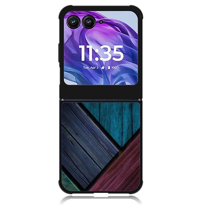 Color of Wood Motorola Moto Razr 2024 , Moto Razr 50 Case