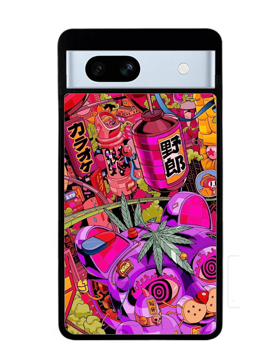 Stoner Trippy Google Pixel 7A Case
