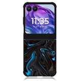 Blue liquid Motorola Moto Razr 2024 , Moto Razr 50 Case